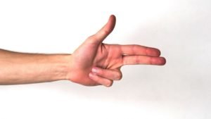 gunlike hand gesture