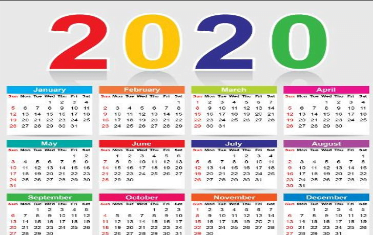 Rajasthan Govt Calendar 2020 Pdf download