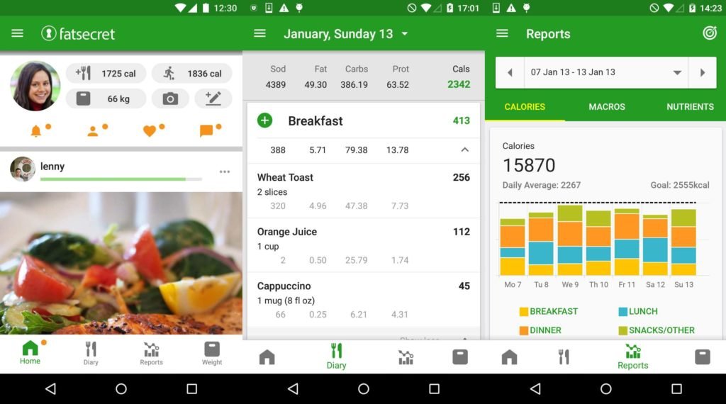 Free Calorie Tracker App Android