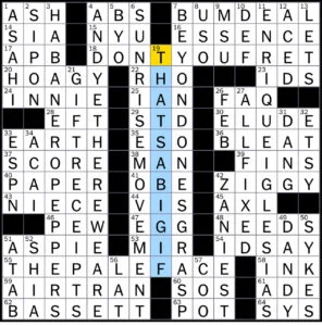 Hunters Web Series Star Crossword Clue