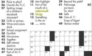 Suggested, Deducible Crossword Clue