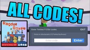 Ragdoll Royale Codes Roblox Earn Code Online Newz Square - roblox multiple roblox games download
