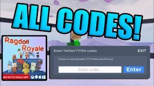 Ragdoll Royale Codes Roblox Earn Code Online Newz Square - roblox how to make a ragdoll