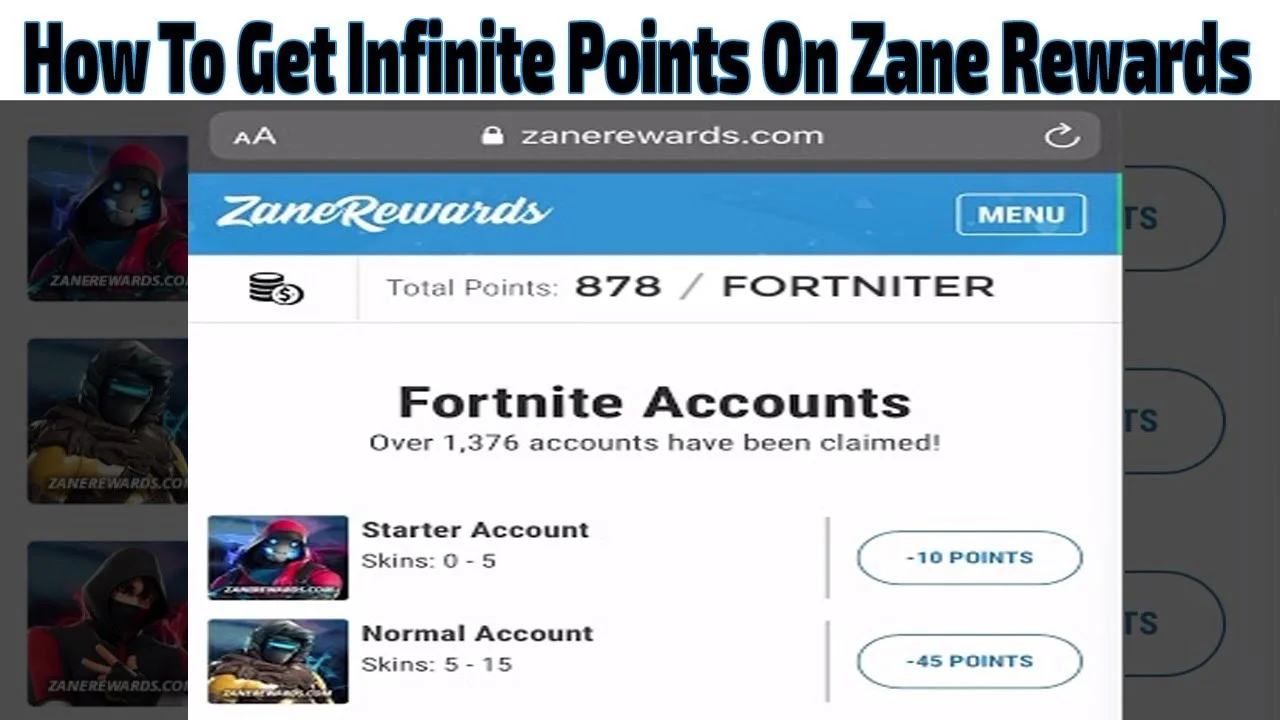 Zanerewards.com Hack
