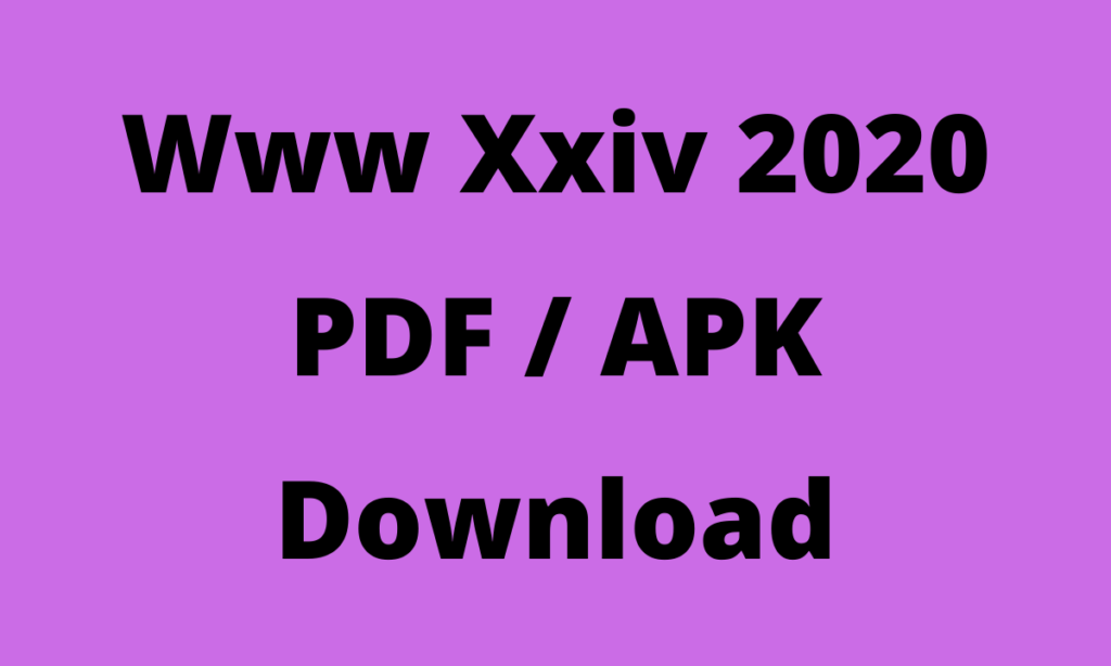 xxiv 2020 pdf