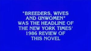 Breeders Wives And Unwomen 1986 Novel