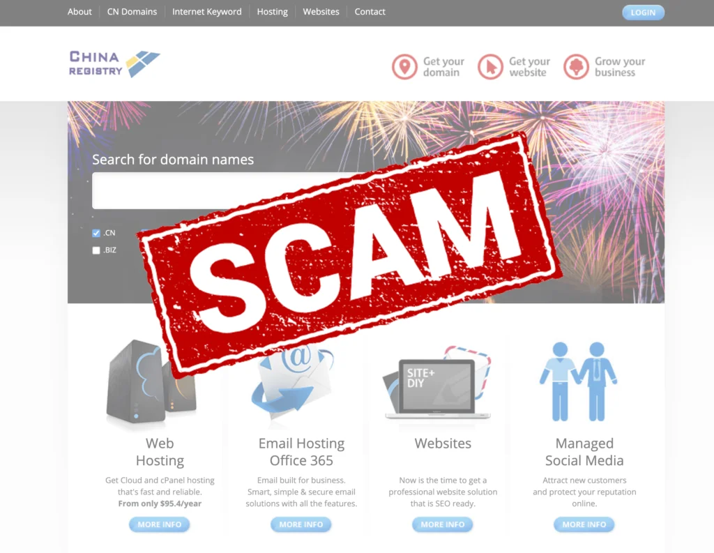 Chinaregistry.org.cn Scam