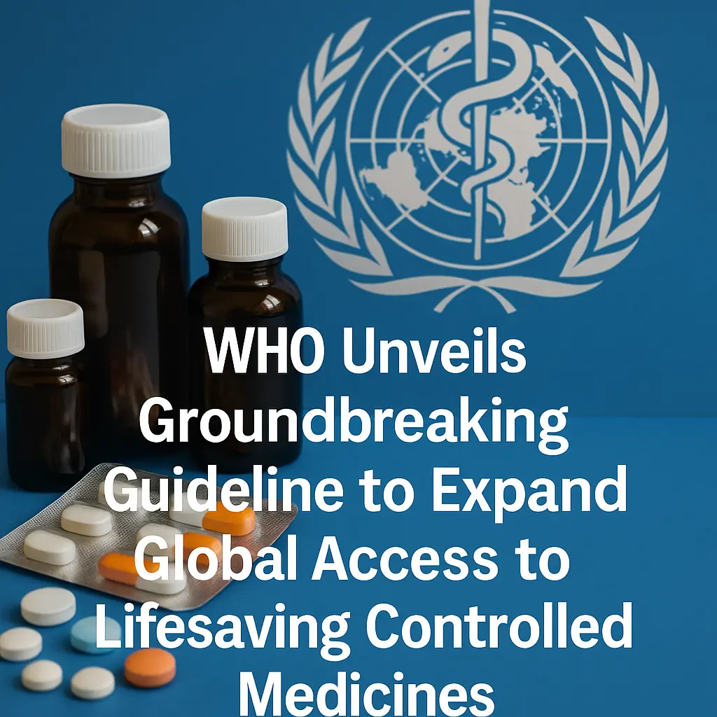 WHO Launches Bold New Guidelines to Boost Global Access to Lifesaving Medicines