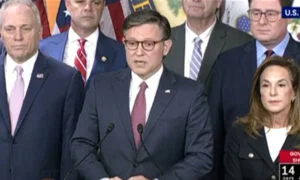 Mike Johnson Melts Down After Democrats Call Him Out