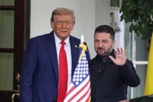 Trump and Zelensky
