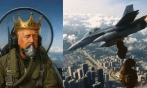 Trump Shares AI Clip