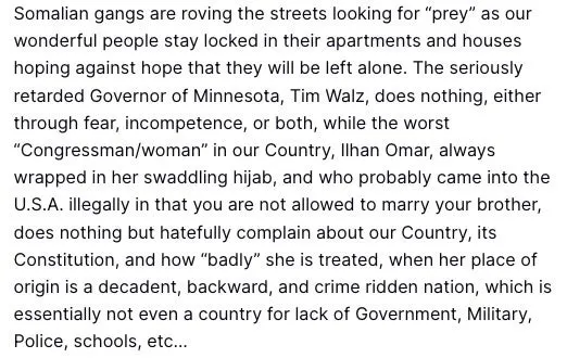 Donald Trump on Truth Social Donald Trump
