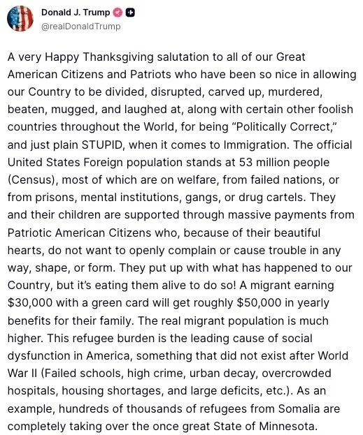 Donald Trump on Truth Social Donald Trump
