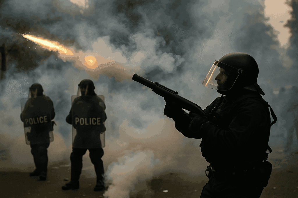 “He Just Made It Up”: Trump’s Lead Immigration Commander Accused of Perjury in Tear Gas Case