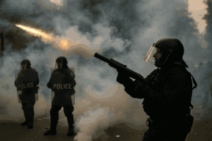 “He Just Made It Up”: Trump’s Lead Immigration Commander Accused of Perjury in Tear Gas Case