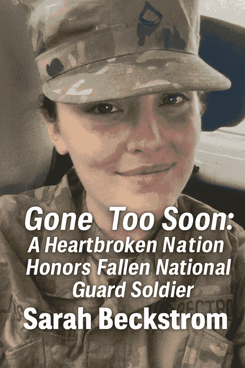 Gone Too Soon: A Heartbroken Nation Honors Fallen National Guard Soldier Sarah Beckstrom