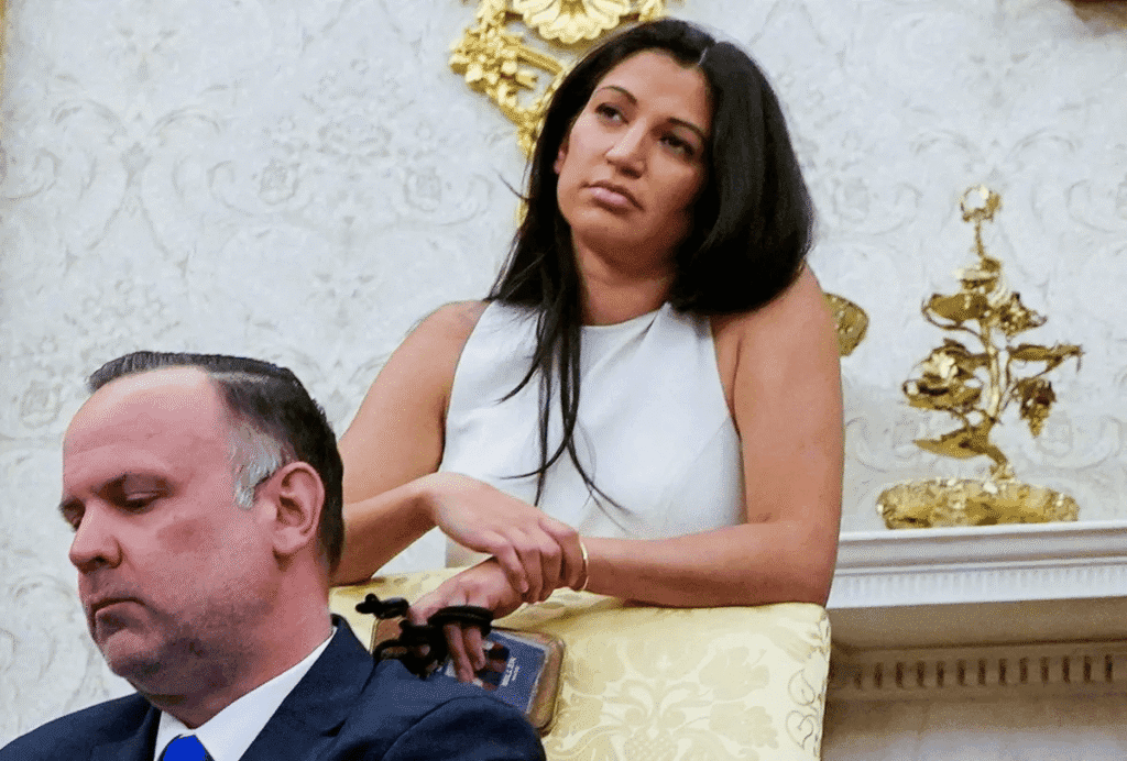 Stephen Miller’s Wife Threatens to Deport Naturalized Citizen During Heated Live Debate