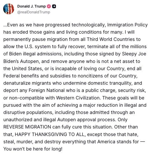 Donald Trump on Truth Social Donald Trump
