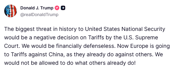 Donald Trump via Truth Social