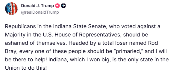 Donald Trump via Truth Social