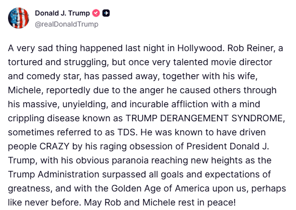 Donald Trump via Truth Social