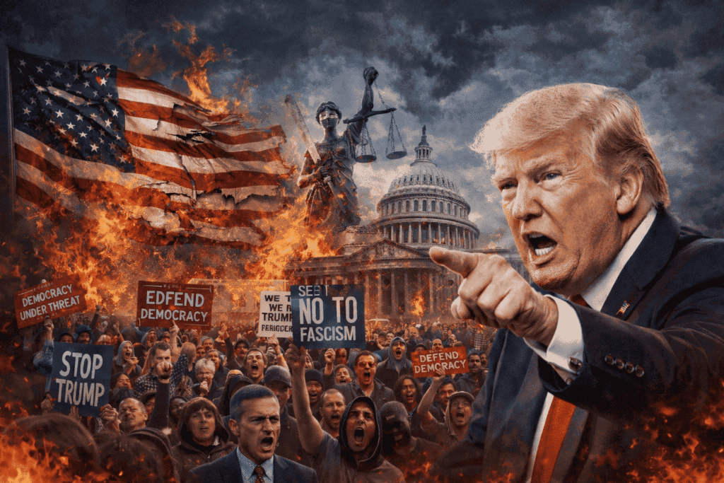 Trump’s Chaos Year Exposes Deep Rot in America - and Pushes Millions Into Action, Critics Warn