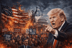 Trump’s Chaos Year Exposes Deep Rot in America - and Pushes Millions Into Action, Critics Warn