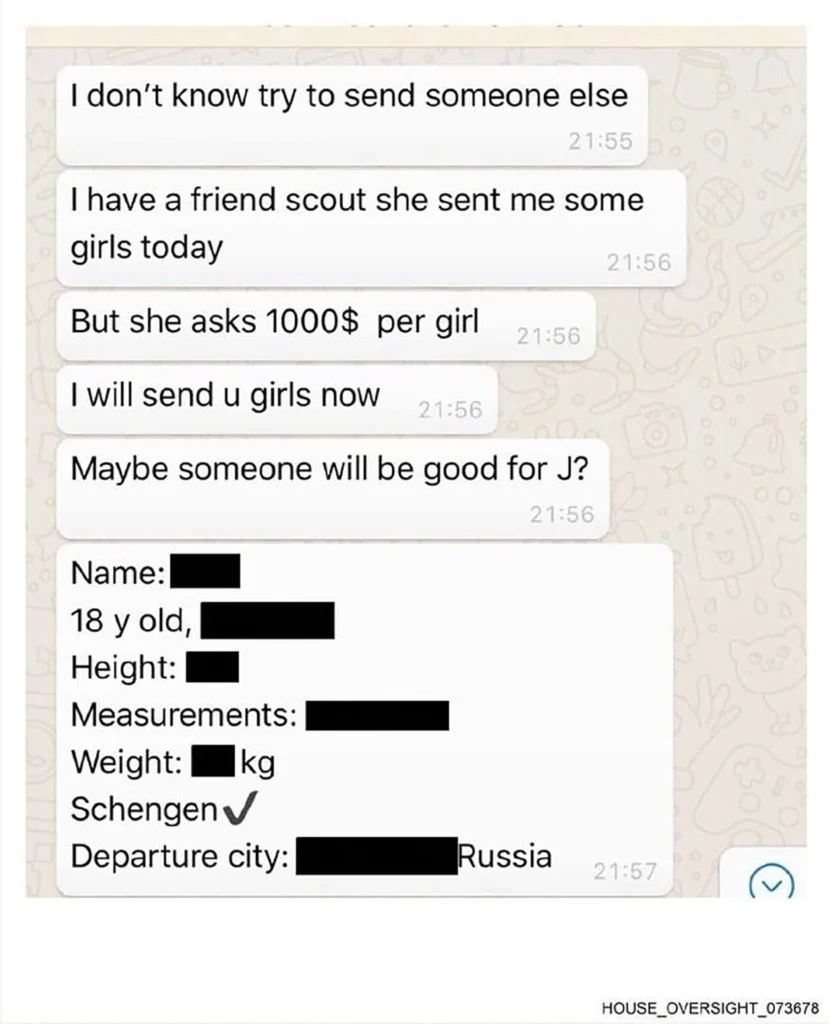 House Oversight Committee Democrats - PHOTO: An undated photo from the estate of Jeffrey Epstein is part of a collection of images released Dec. 18, 2025, by Democrats on the House Oversight Committee.