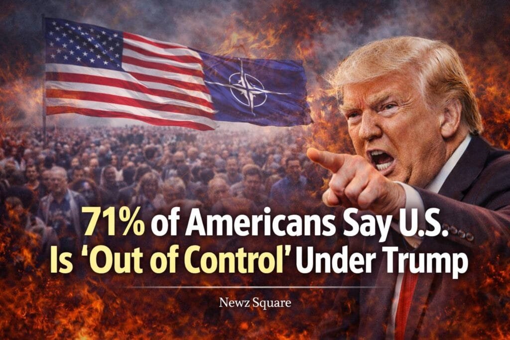 Poll Shock: 71% of Americans Say U.S. Is ‘Out of Control’ Under Trump, Raising Red Flags for 2026 Midterms