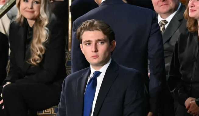 Satirical Website Calling for Barron Trump to Be Drafted Appears Amid U.S.-Israel Strikes on Iran