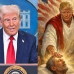 ‘Blasphemous’: MAGA Revolt After Donald Trump Posts AI Image of Himself as Jesus